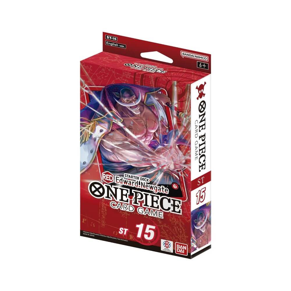 One Piece TCG: Red - Edward Newgate Starter Deck (ST-15) Booster Boyz One Piece TCG: Red - Edward Newgate Starter Deck (ST-15) Booster Boyz