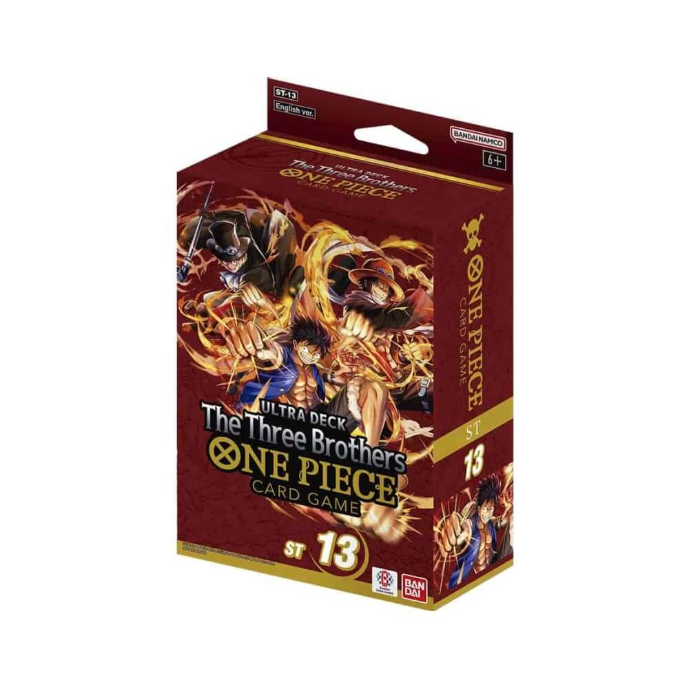 bandai trading card games one piece three brothers ultra deck Game Deck: The Super Rare Portgas.D.Ace ST13-011 The game will be released worldwide later in 2022. One Piece TCG: The Three