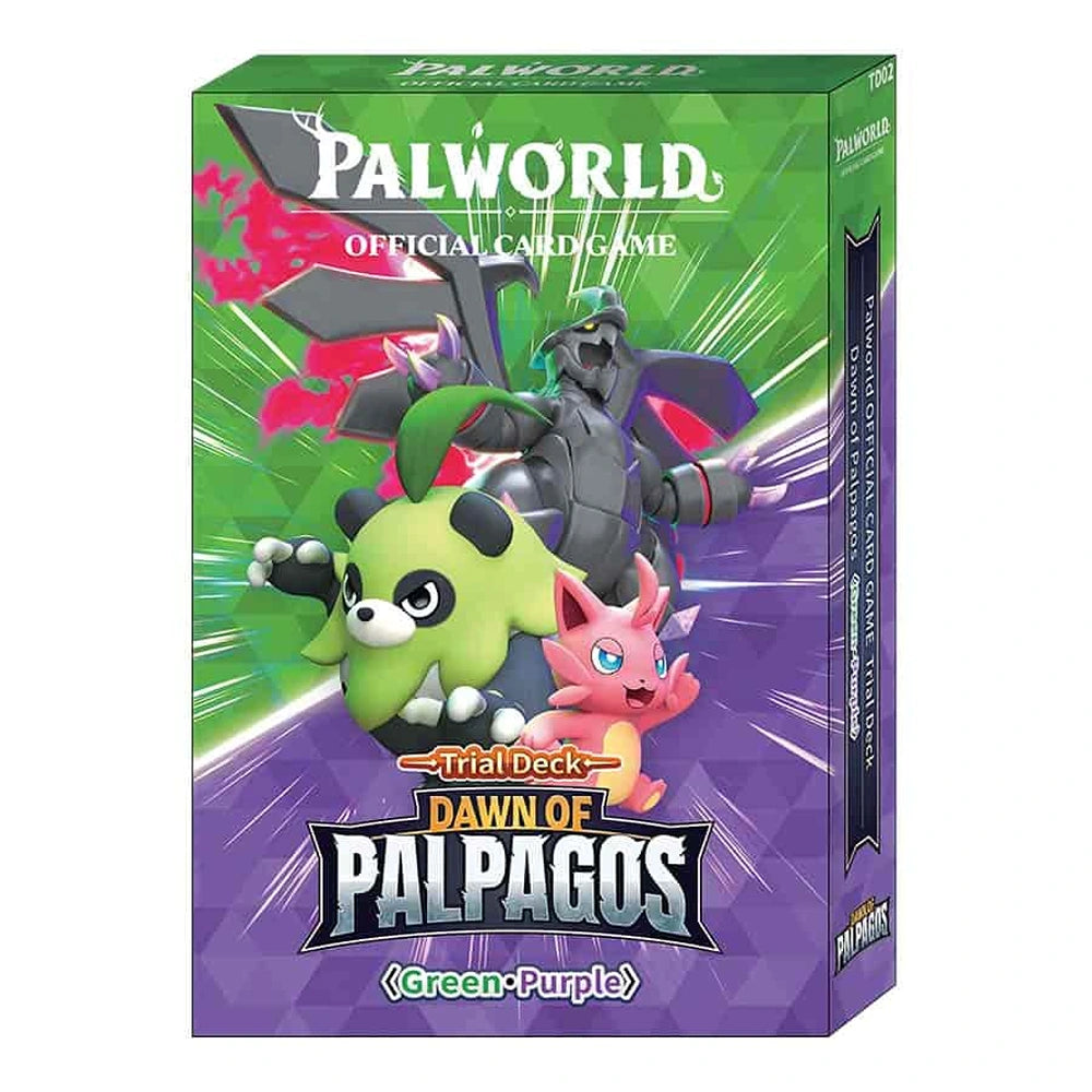 Palworld OCG: Dawn of Palpagos Trial Deck – Green & Purple (TD02)