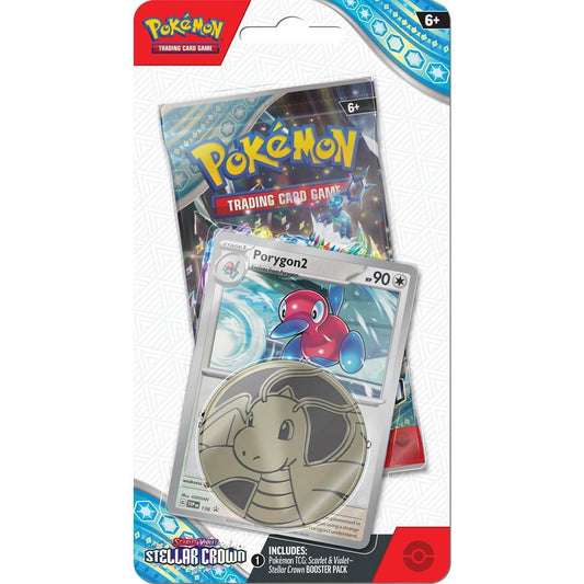 Pokemon TCG: Scarlet & Violet - Stellar Crown Checklane Blister Pack (Porygon2)