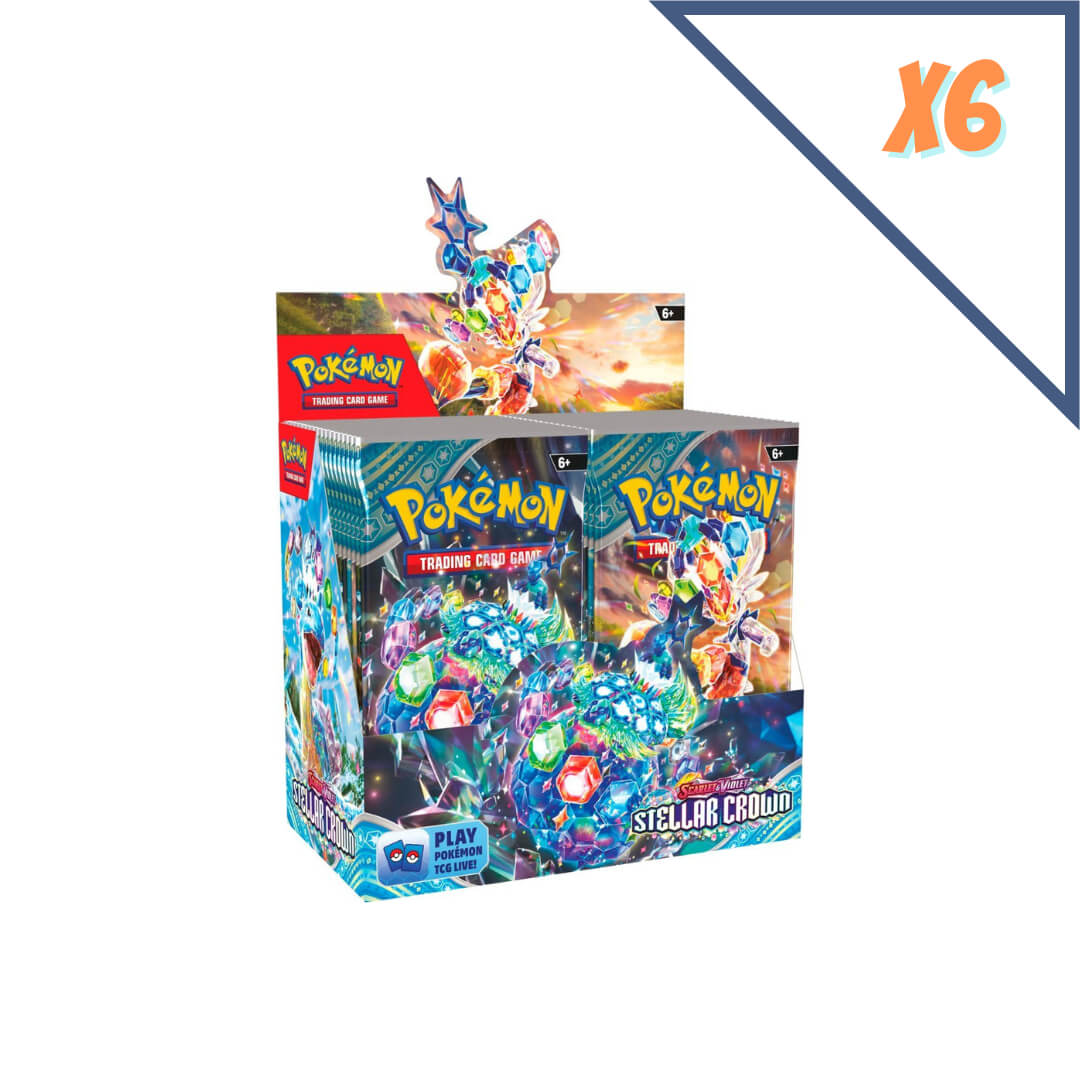 Pokemon TCG: Scarlet & Violet - Stellar Crown Booster Display Box Case Booster Boyz Pokemon TCG: Scarlet & Violet - Stellar Crown Booster Display Box Case Booster Boyz