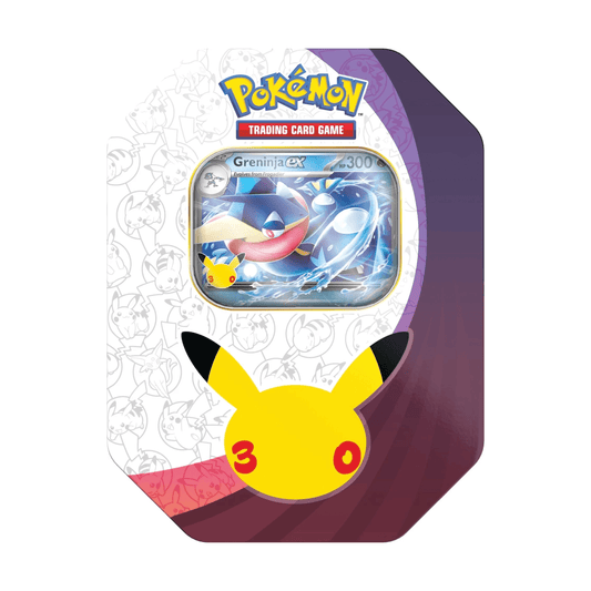 Pokemon TCG: 30th Celebration ex Tin (Greninja ex) (Pre-Order)