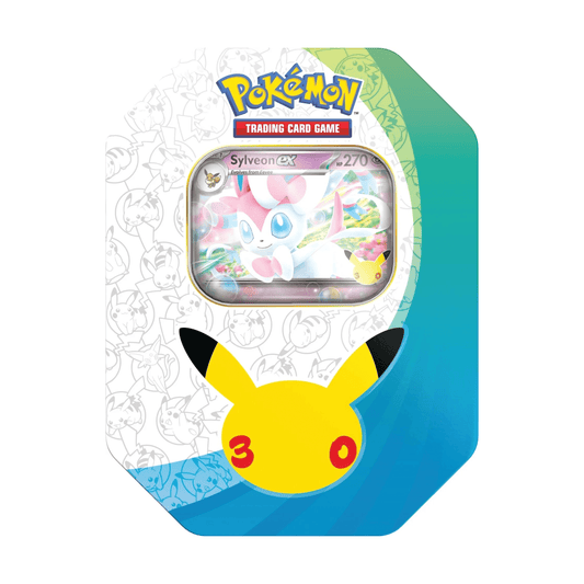 Pokemon TCG: 30th Celebration ex Tin (Sylveon ex) (Pre-Order)