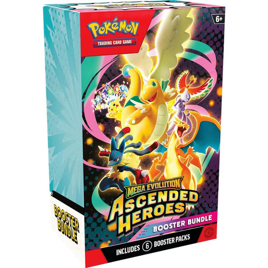 Pokemon TCG: Mega Evolution - Ascended Heroes Booster Bundle (6) (Pre-Order)