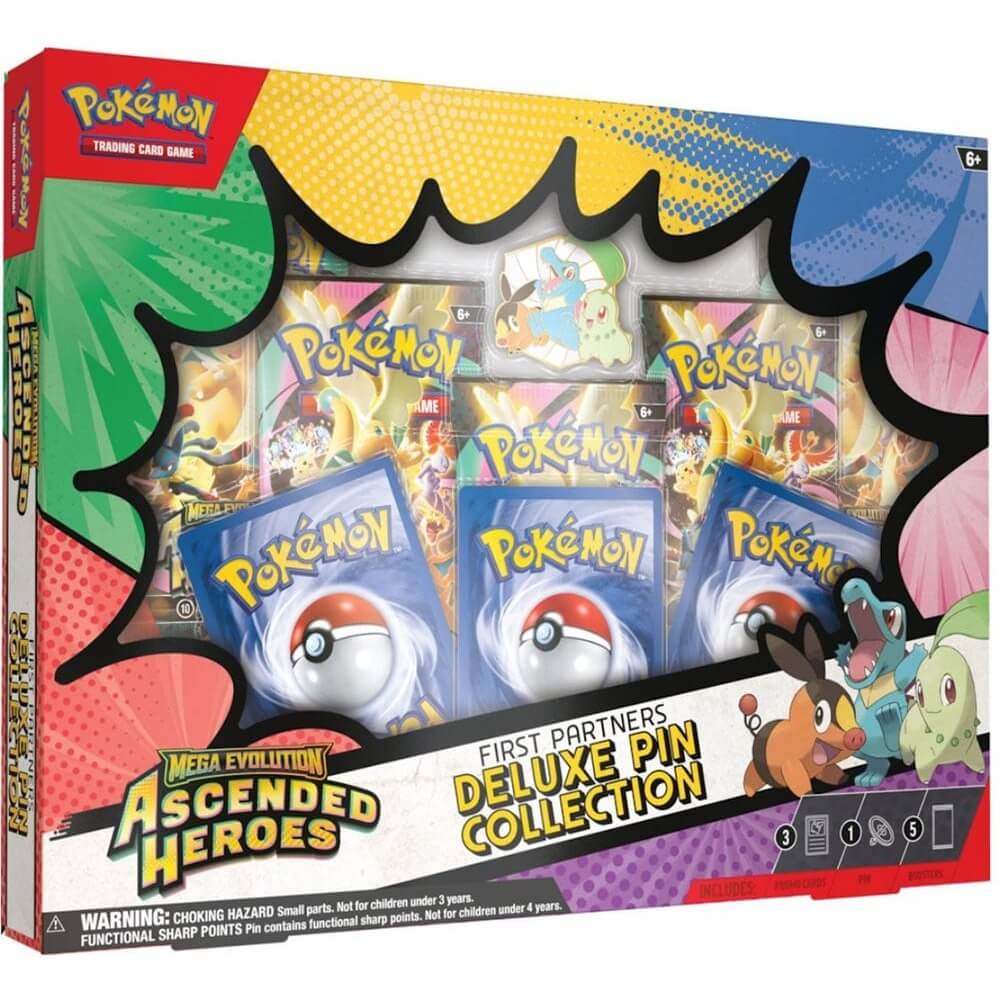 Pokemon TCG: Mega Evolution - Ascended Heroes First Partners Deluxe Pin Collection (Pre-Order)