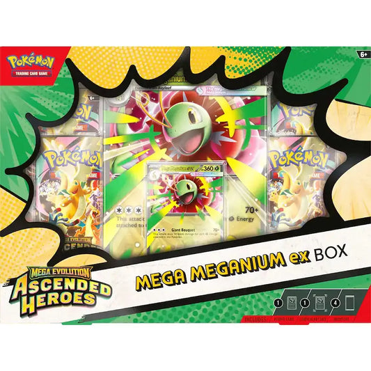Pokemon TCG: Mega Evolution - Ascended Heroes Mega Meganium ex Box (Pre-Order)