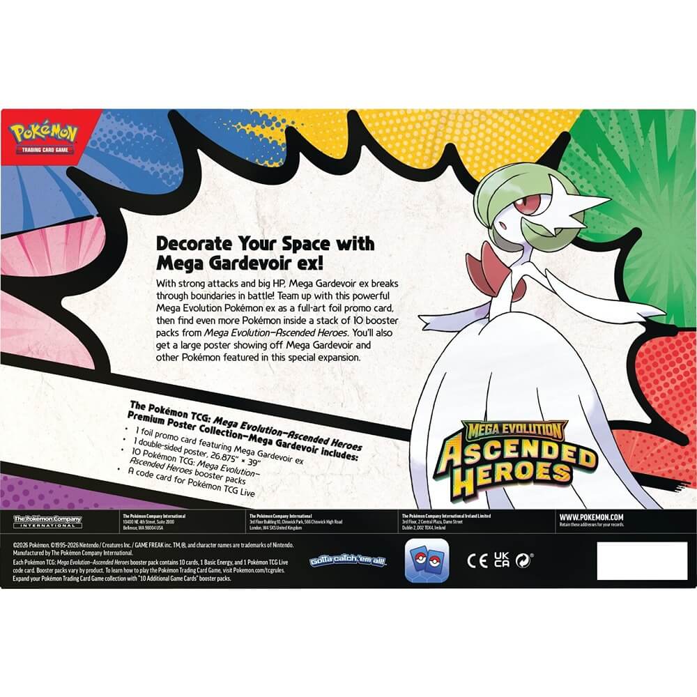 Pokemon TCG: Mega Evolution - Ascended Heroes Premium Poster Collection (Mega Gardevoir ex) (Pre-Order)