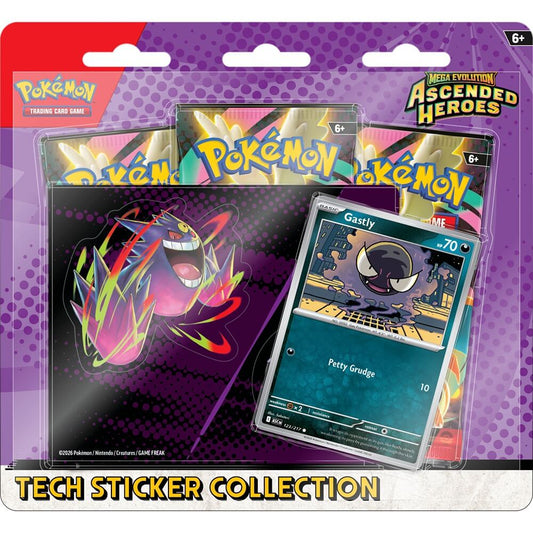 Pokemon TCG: Mega Evolution - Ascended Heroes Tech Sticker Collection (Gastly) (Pre-Order)