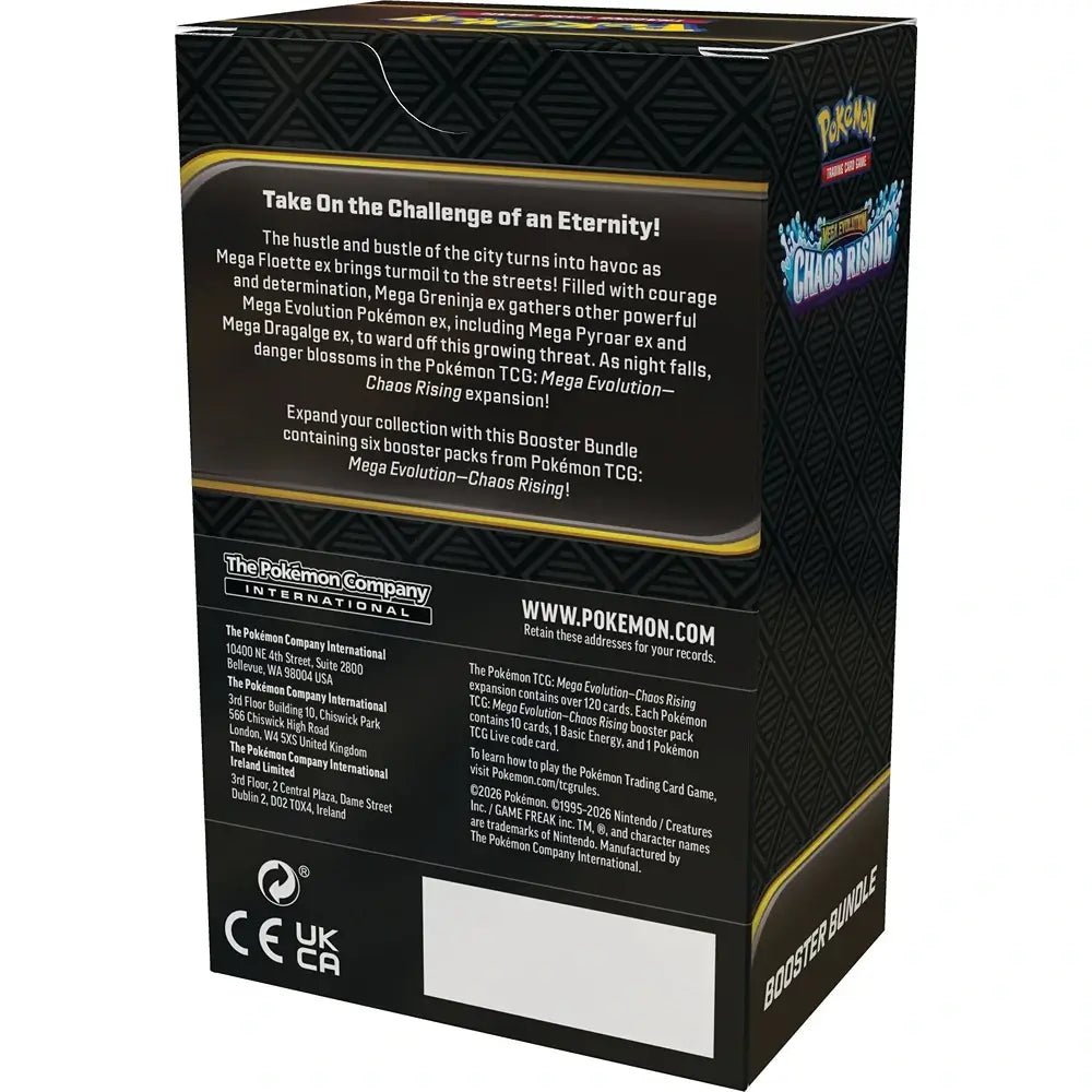 Pokemon TCG: Mega Evolution - Chaos Rising Booster Bundle