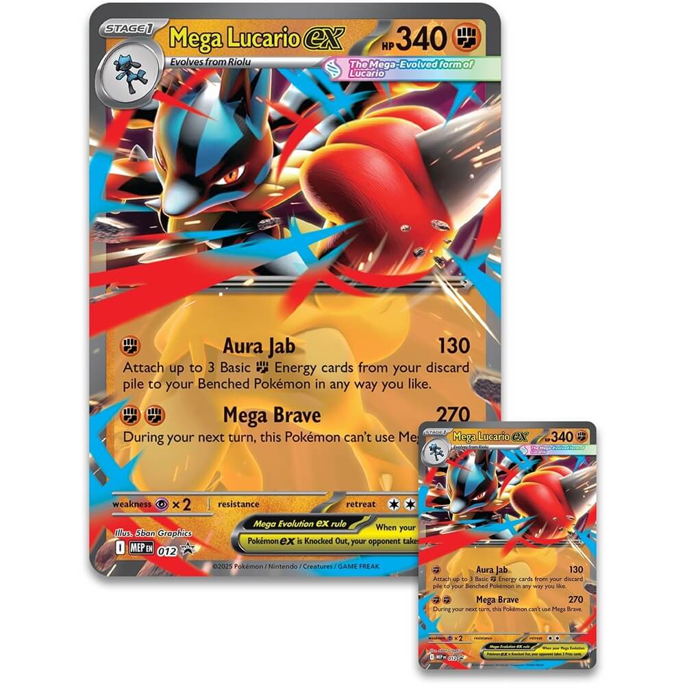 Pokemon TCG: Mega Lucario ex Figure Collection (Pre-Order)