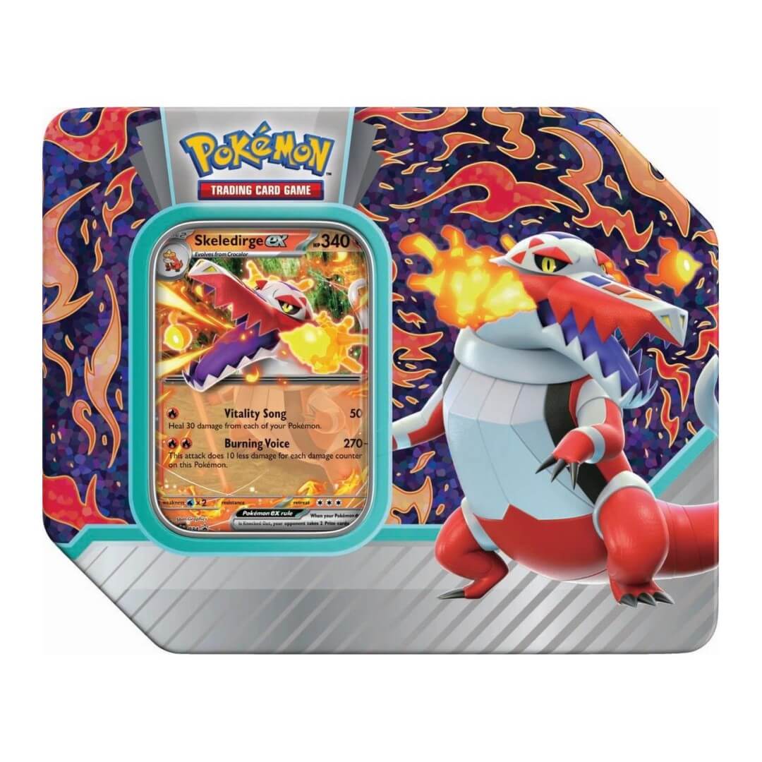 Pokemon TCG Paldea Partners Tin (Skeledirge ex)