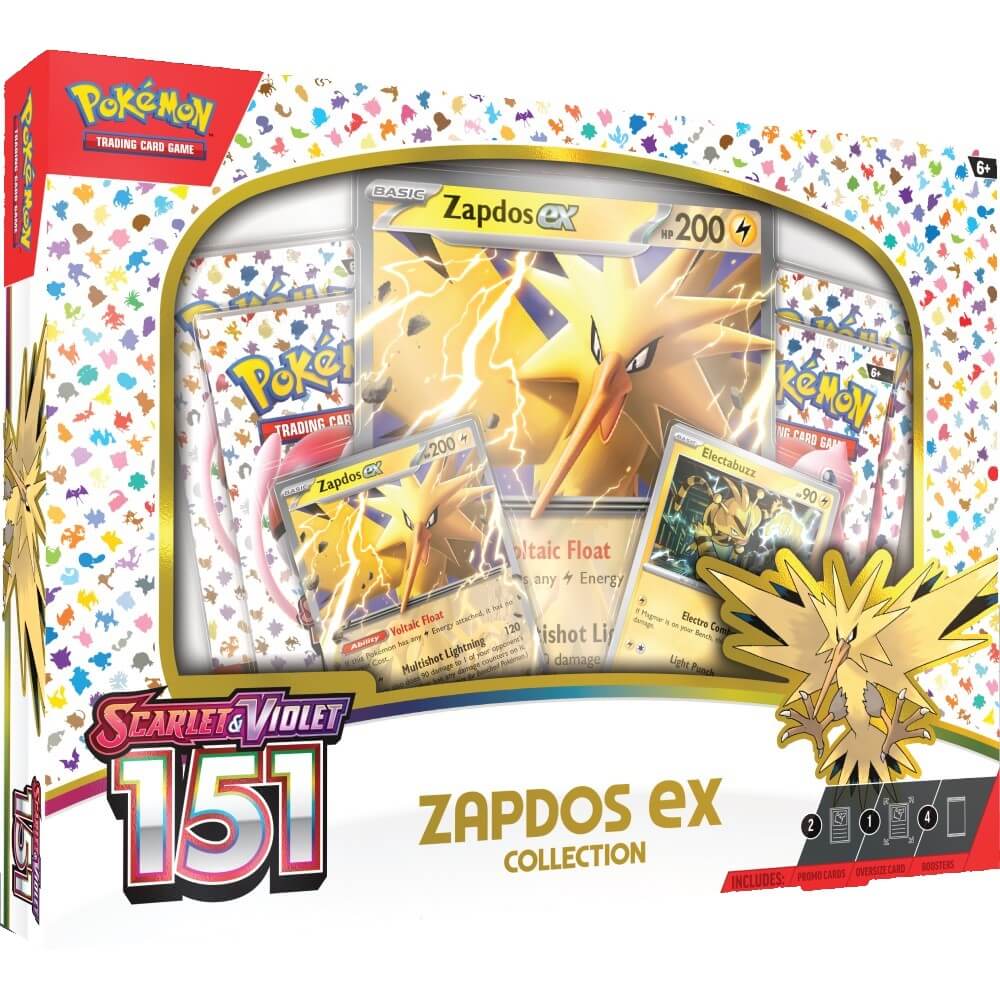 Pokemon TCG: Scarlet & Violet - 151 Collection Box (Zapdos ex)