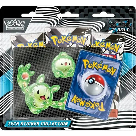 Pokemon TCG: Scarlet & Violet - Black Bolt Tech Sticker Collection