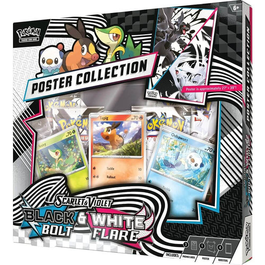 Pokemon TCG: Scarlet & Violet - Black Bolt/White Flare Unova Poster Collection