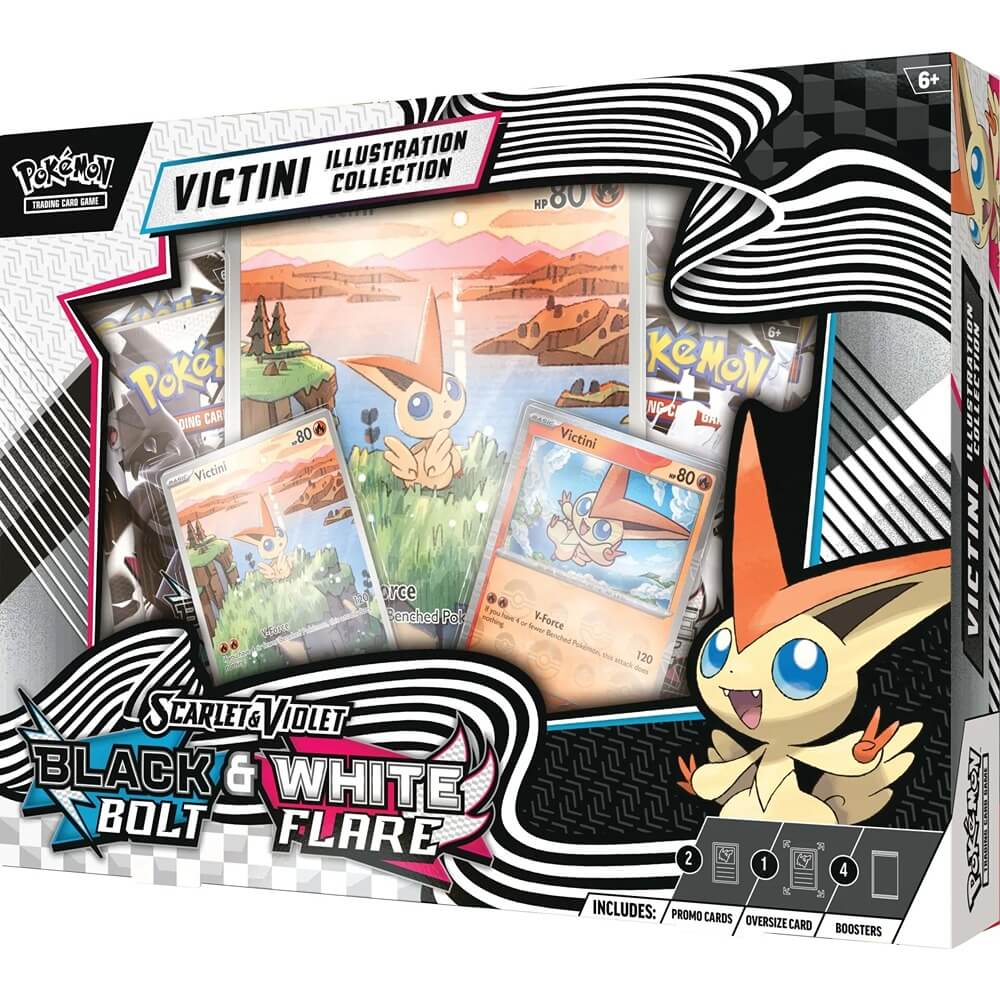 Pokemon TCG: Scarlet & Violet - Black Bolt/White Flare Unova Victini Illustration Collection