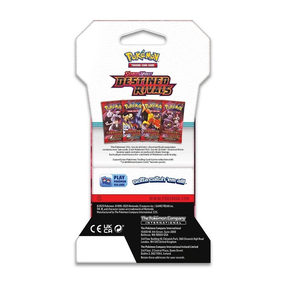 Pokemon TCG: Scarlet & Violet - Destined Rivals Sleeved Booster Pack