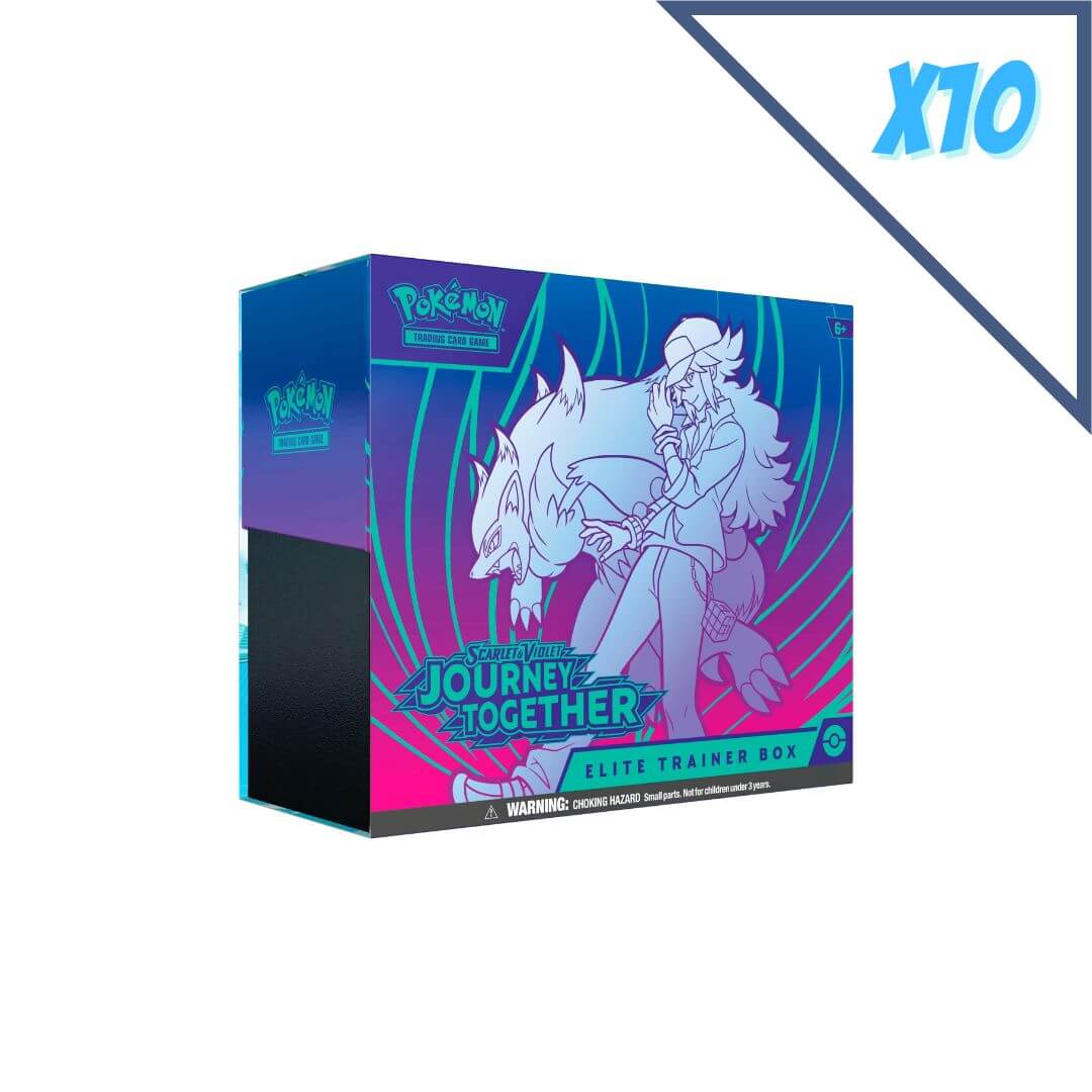 Pokemon TCG: Scarlet & Violet - Journey Together Elite Trainer Box (ETB) Case (10)