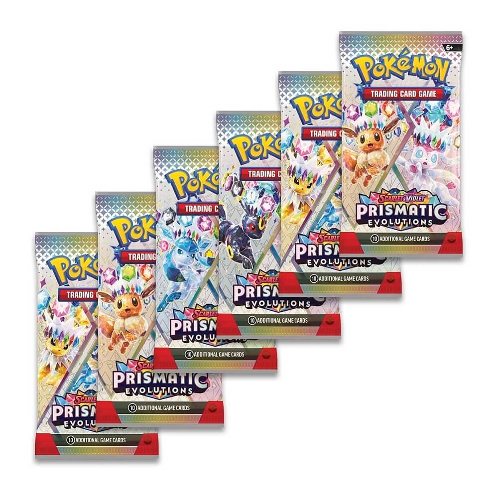 Pokemon TCG: Scarlet & Violet - Prismatic Evolutions Booster Bundle (6)