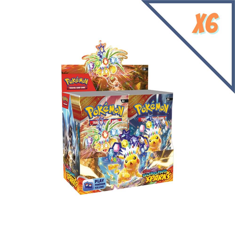 Pokemon TCG: Scarlet & Violet - Surging Sparks Booster Display Box Cas Booster Boyz Pokemon TCG: Scarlet & Violet - Surging Sparks Booster Display Box Cas Booster Boyz
