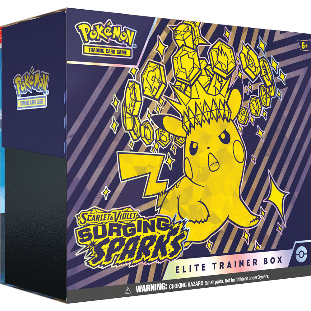 Elite Trainer Box - ETB - Pokemon TCG: Scarlet & Violet - Surging Sparks - Booster Boyz