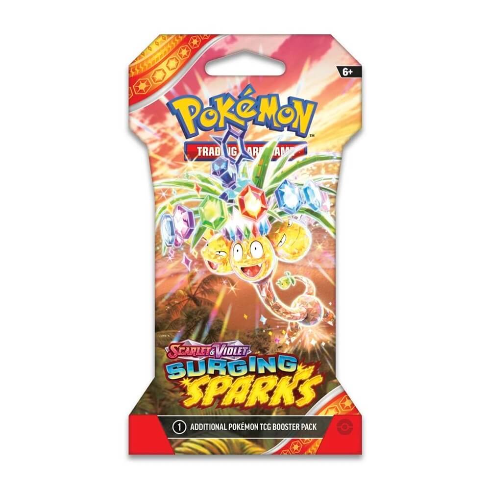 Pokemon TCG: Scarlet & Violet - Surging Sparks Sleeved Booster Pack