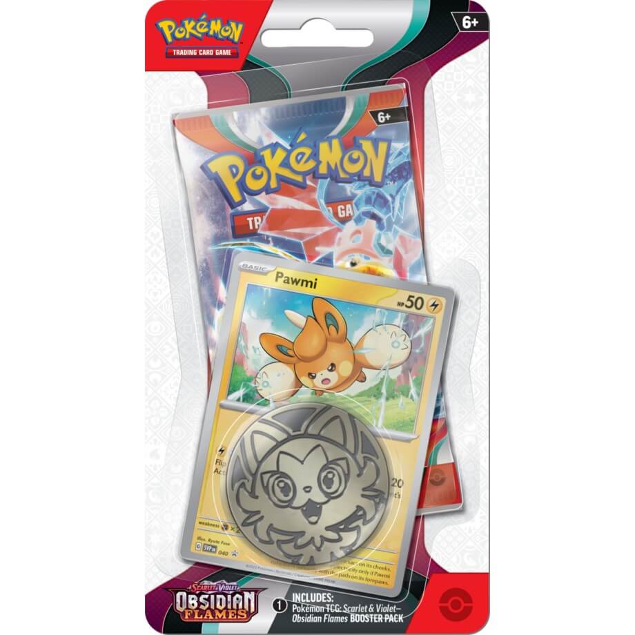 Pokemon TCG: Scarlet & Violet - Obsidian Flames Checklane Blister Pack (Pawmi)