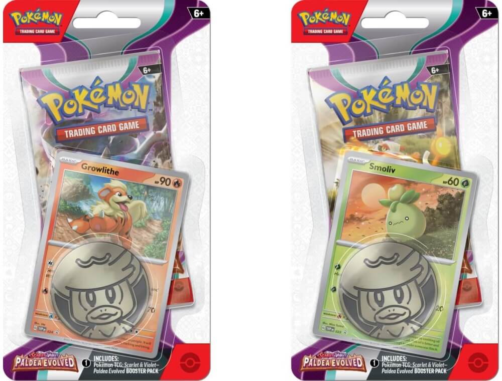 Pokemon TCG: Scarlet & Violet—Paldea Evolved: Checklane Blister Packs Carton (16)