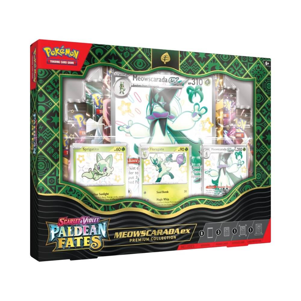 Pokemon TCG: Scarlet & Violet - Paldean Fates Premium Collection Box ...