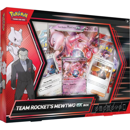 Pokemon TCG: Team Rocket's Mewtwo ex Box