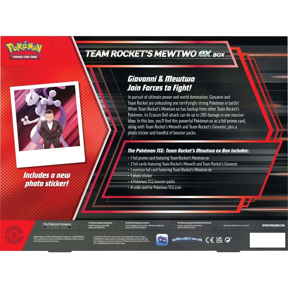 Pokemon TCG: Team Rocket's Mewtwo ex Box