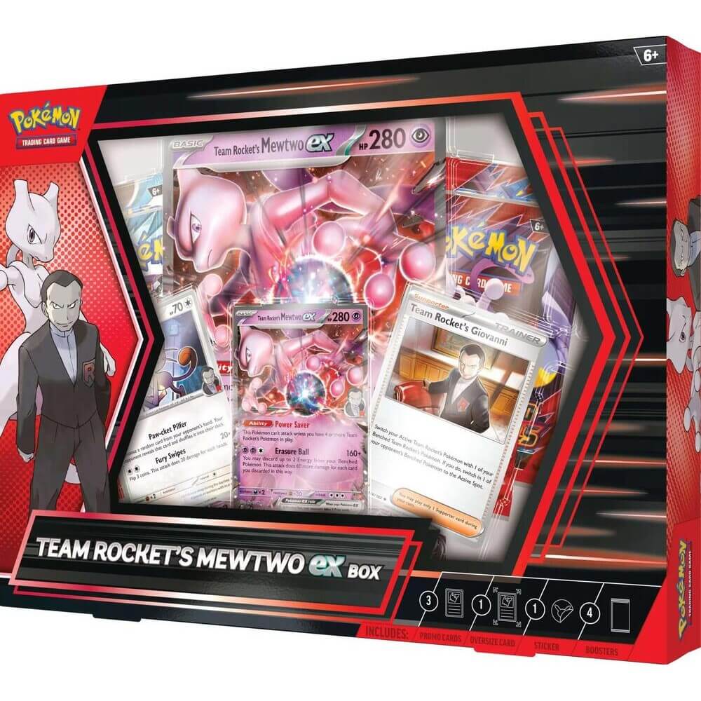 Pokemon TCG: Team Rocket's Mewtwo ex Box (Pre-Order)