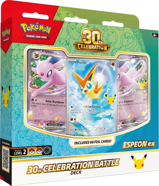 Pokemon TCG: 30th Celebration Battle Deck (Espeon ex) - Primary