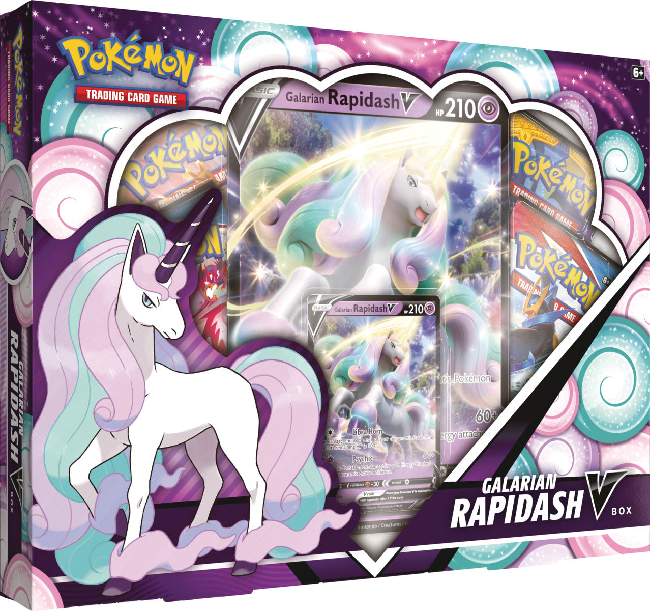 Pokemon TCG: Galarian Rapidash V Box