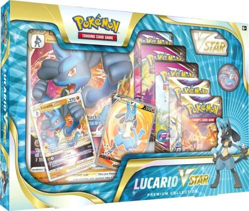 Pokemon TCG: Lucario VSTAR Premium Collection Box