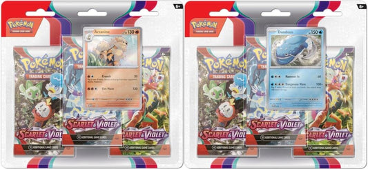 Pokemon TCG: Scarlet & Violet - Base Set Three-Booster Pack Blister