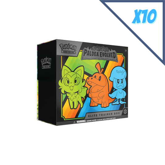 Pokemon TCG: Scarlet & Violet—Paldea Evolved: Elite Trainer Box (ETB) Case (10)