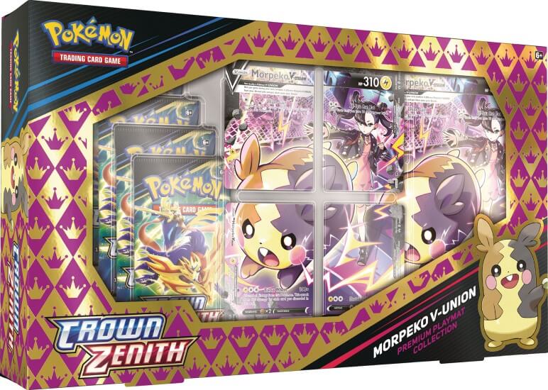Pokemon TCG: Sword & Shield - Crown Zenith - Morpeko V-Union Playmat Premium Collection