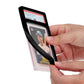 Installing a black BCW slab bumper onto a PSA graded card slab
