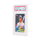 PSA graded card with translucent clear BCW slab bumper front view