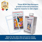 BCW Translucent Clear PSA slab bumpers showing visibility and edge protection benefits