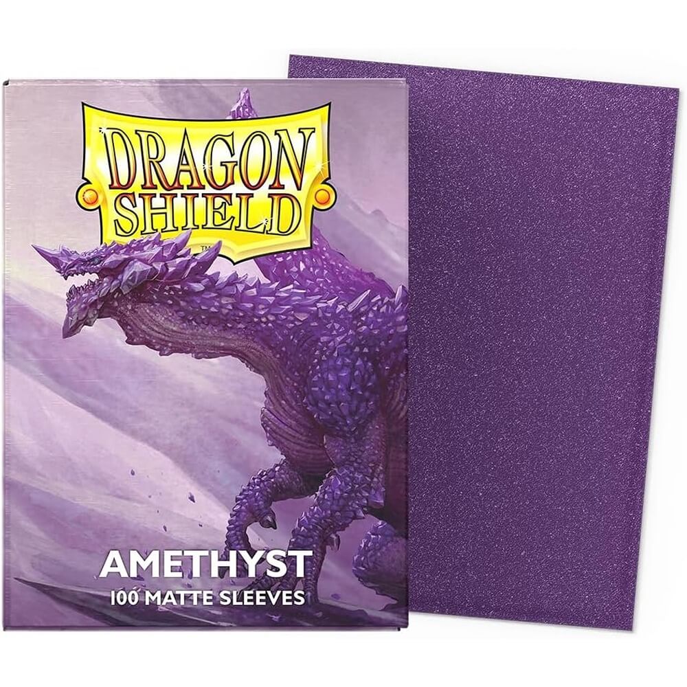 Dragon Shield: Matte Amethyst Standard Size Card Sleeves (100ct)