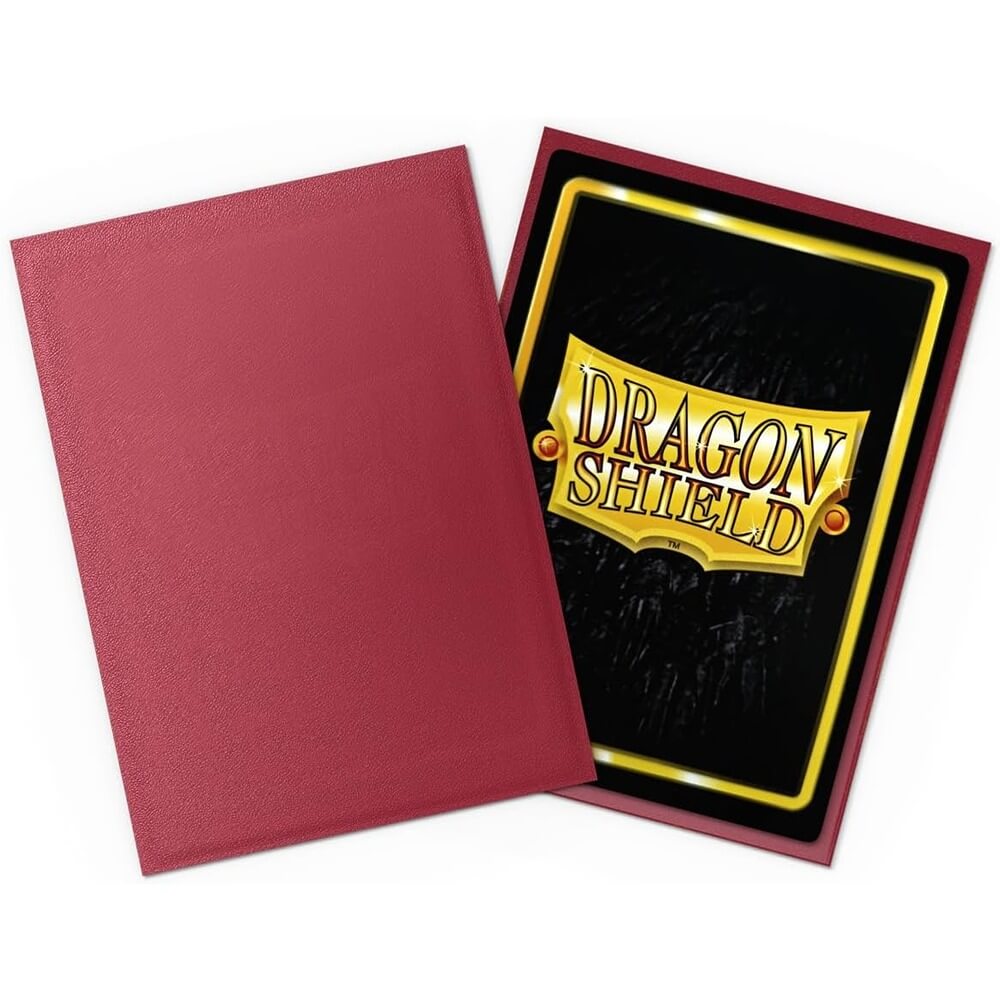 Dragon Shield: Matte Blood Red Standard Size Card Sleeves (100ct)
