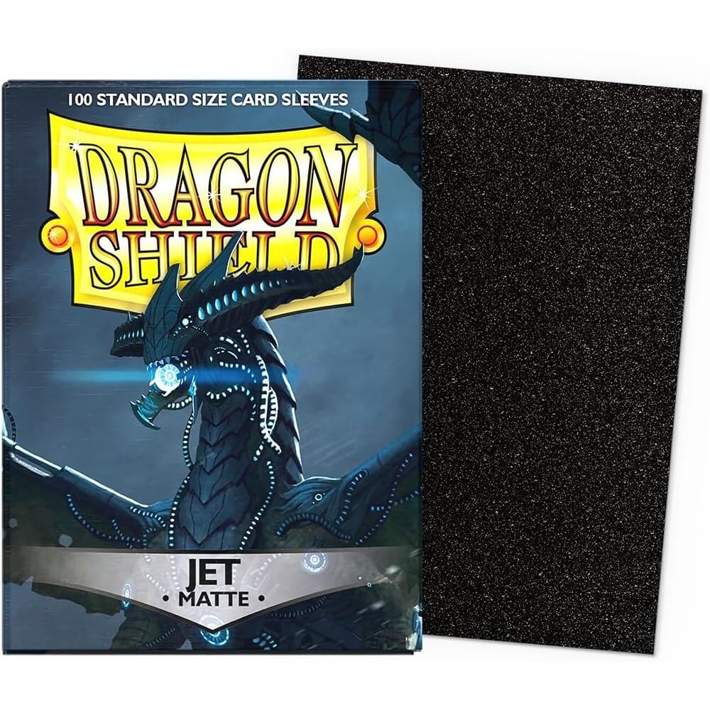 Dragon Shield: Matte Jet Standard Size Card Sleeves (100ct)