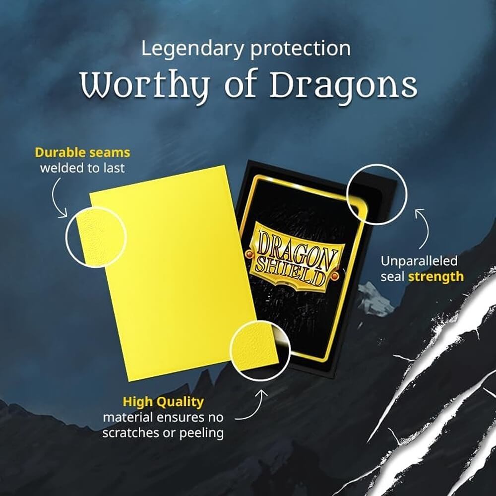 Dragon Shield: Matte Jet Standard Size Card Sleeves (100ct)
