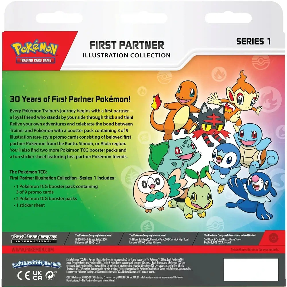 Pokemon TCG: First Partner Illustration Collection (Series 1) (Pre-Order)