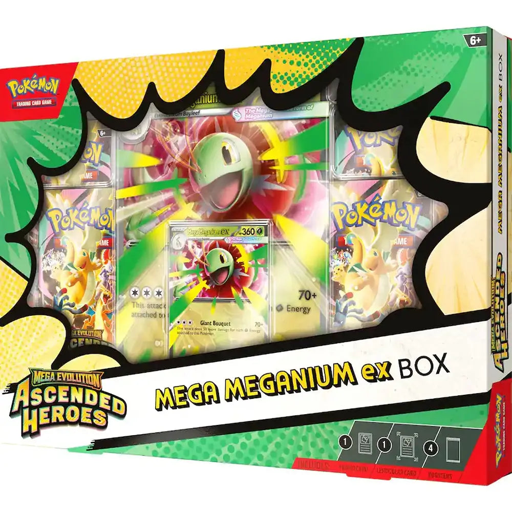 Pokemon TCG: Mega Evolution - Ascended Heroes Mega Meganium ex Box (Pre-Order)