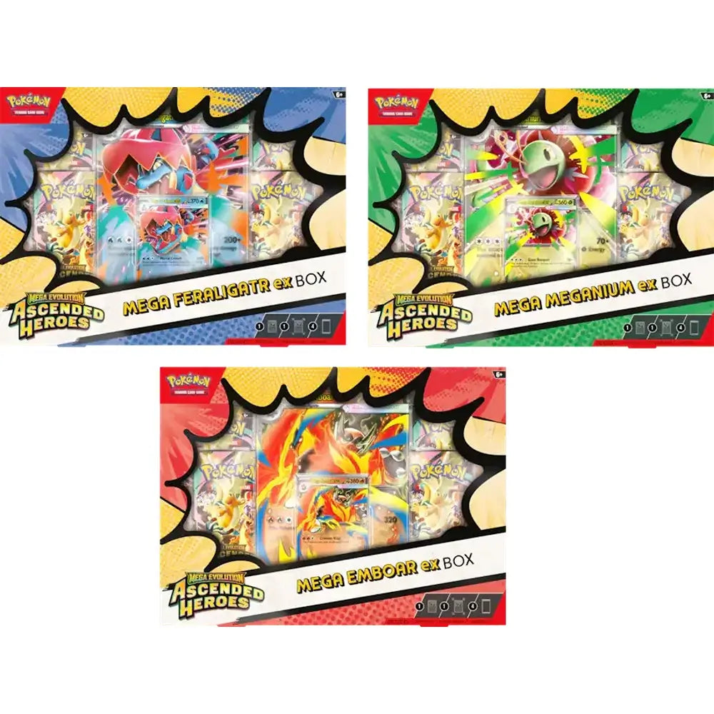 Pokemon TCG: Mega Evolution - Ascended Heroes Mega Feraligatr ex Box