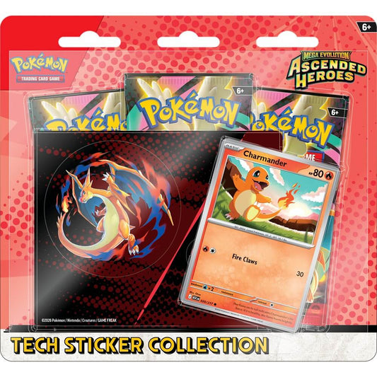 Pokemon TCG: Mega Evolution - Ascended Heroes Tech Sticker Collection (Charmander) (Pre-Order)