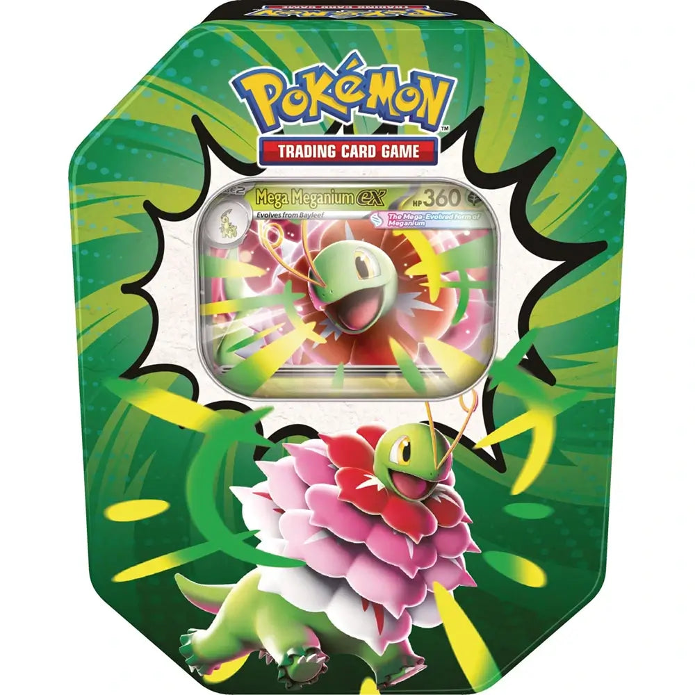 Pokemon TCG: Mega Evolution - Ascended Heroes Tin (Mega Meganium ex) (Pre-Order)