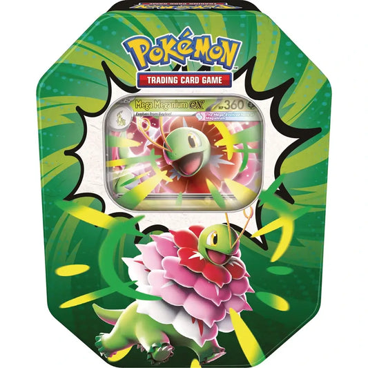 Pokemon TCG: Mega Evolution - Ascended Heroes Tin (Mega Meganium ex) (Pre-Order)